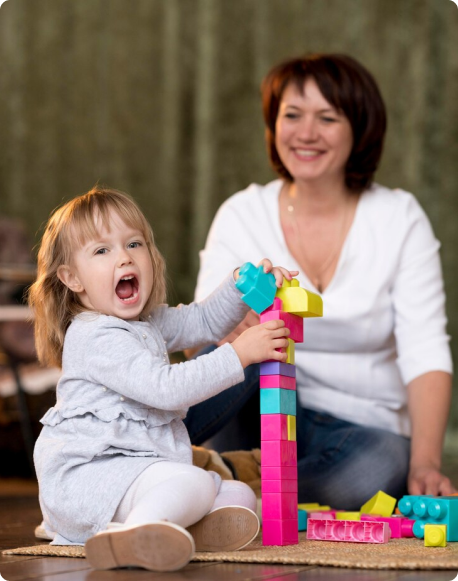front-view-granddaughter-grandmother